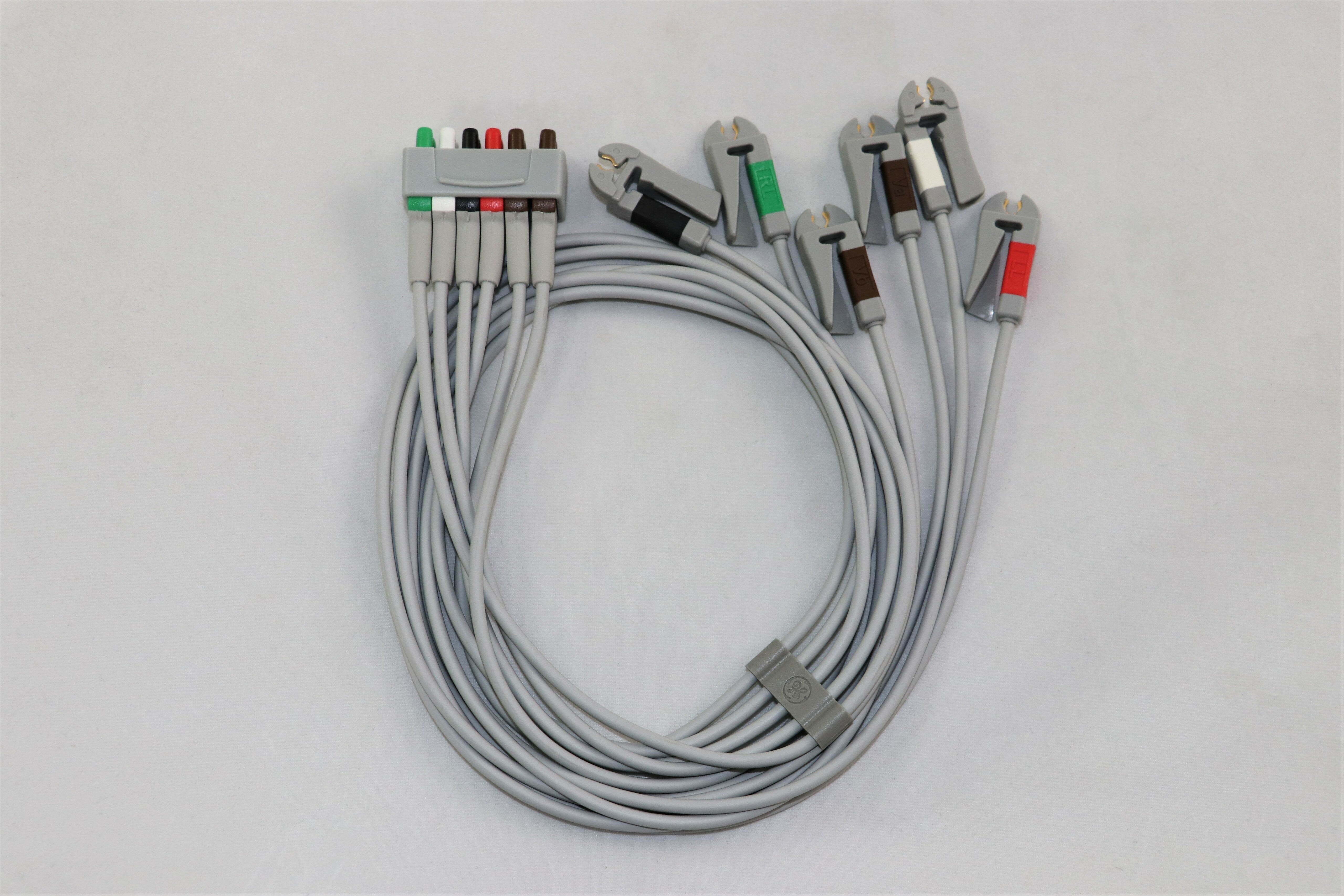 GE Multi-Link Leadwire Set, 6-Ldwr Set, Grabber, AHA, 74cm/29in (421932-001)