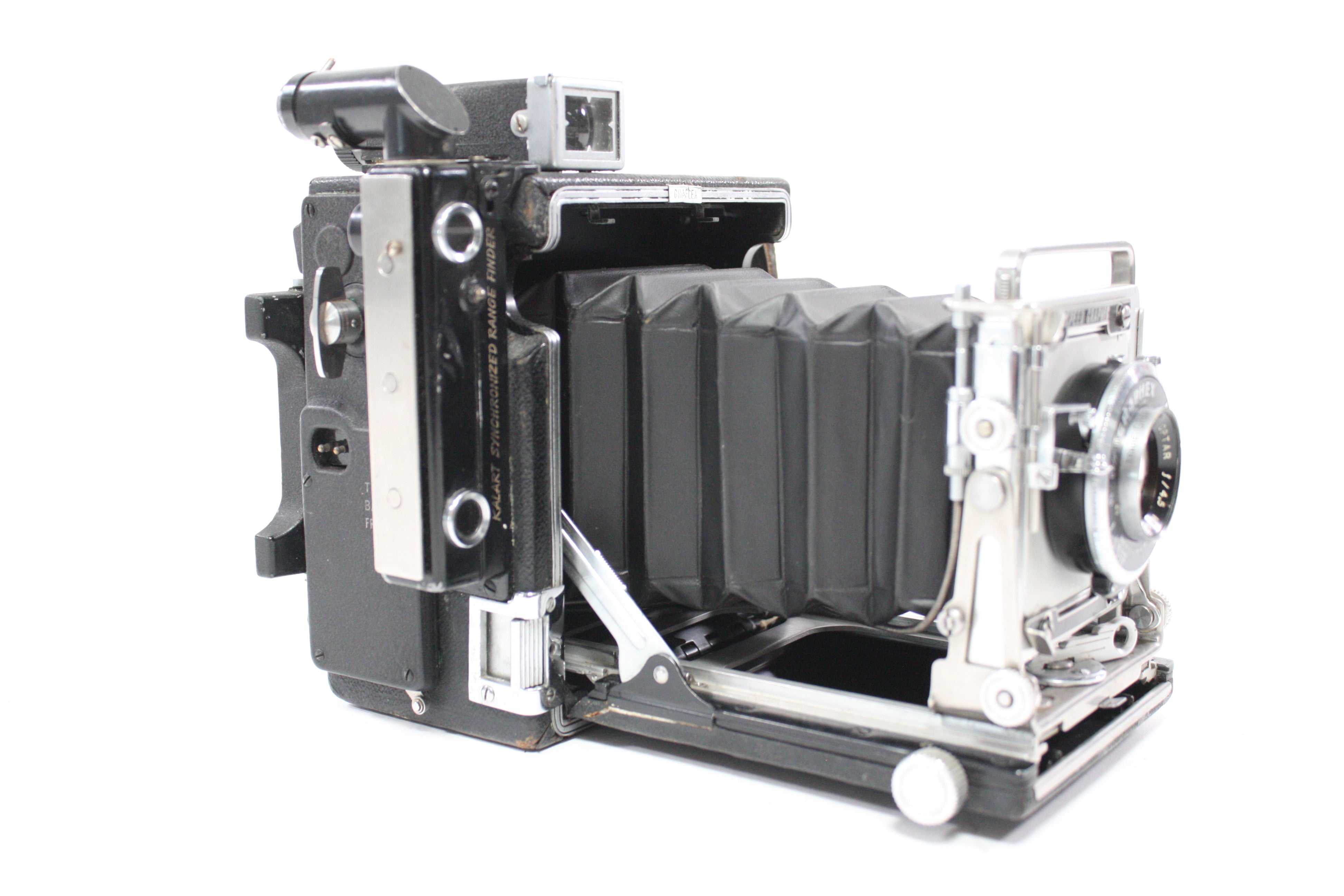 Graflex Speed Graphic 2x3 Camera with Graflex 101mm f/4.5 Optar Lens