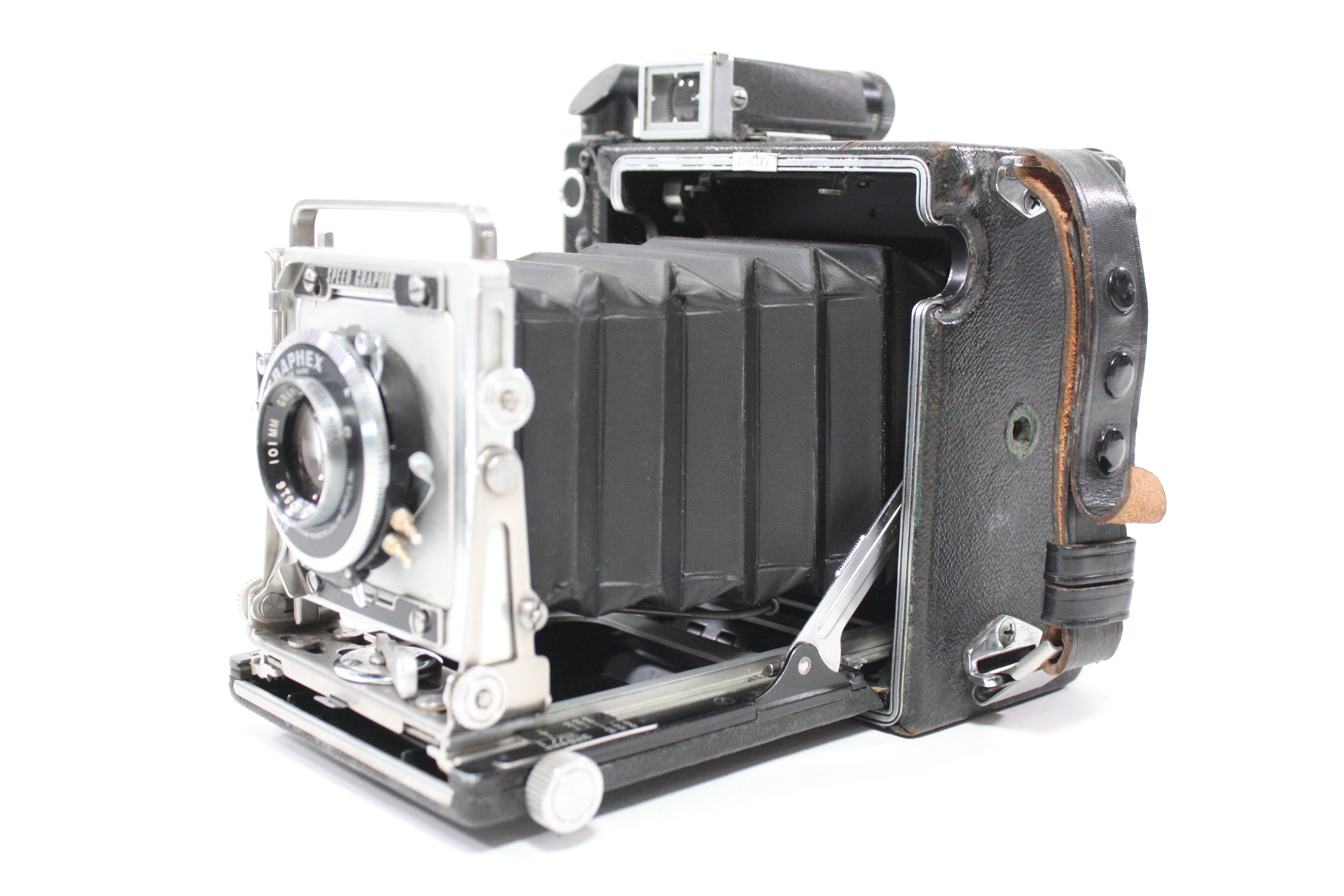 Graflex Speed Graphic 2x3 Camera with Graflex 101mm f/4.5 Optar Lens