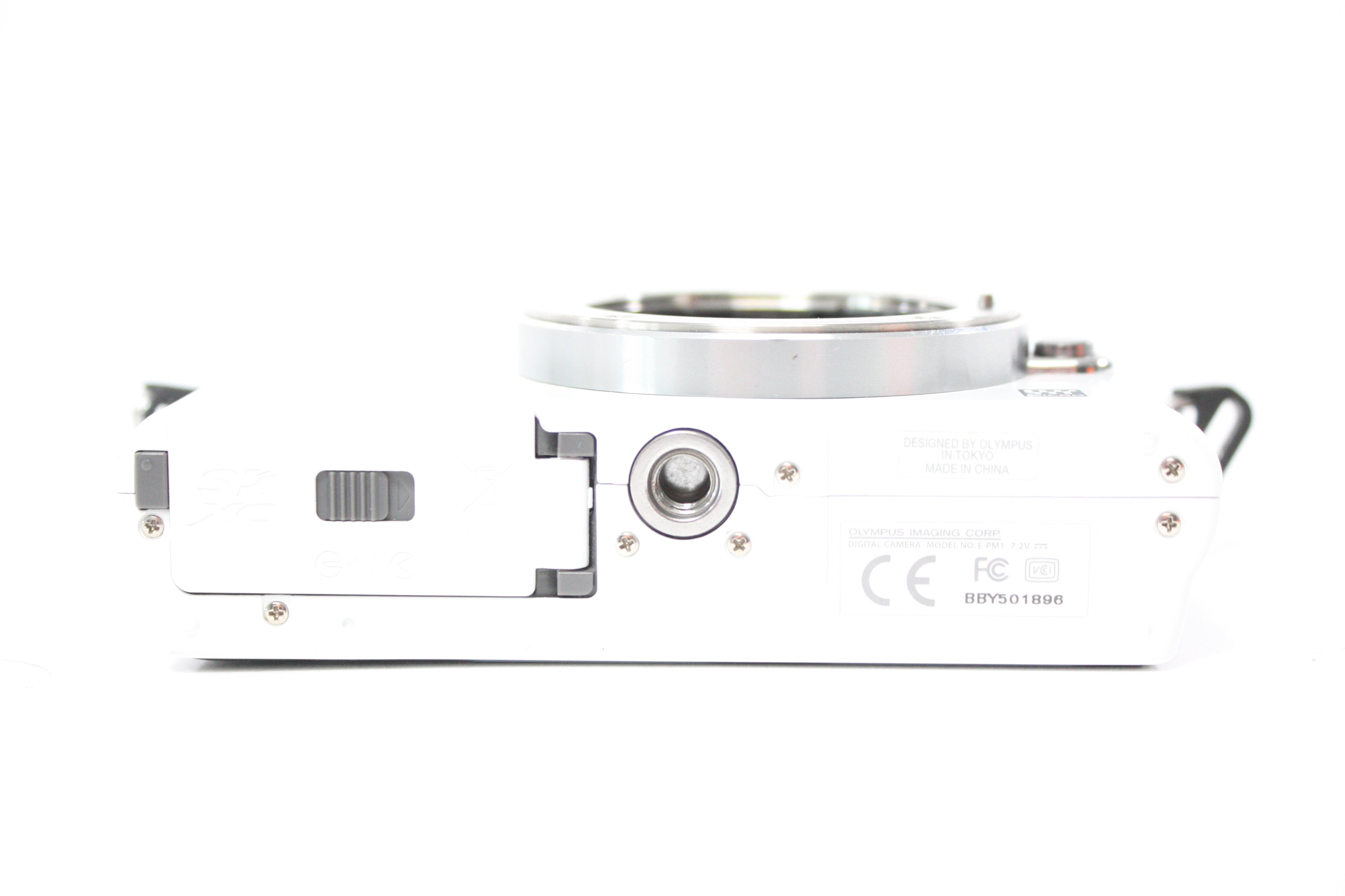 Olympus Pen Mini E-PM1 Digital Mirrorless Camera with 14-42mm f/3.5-5.6 II R MSC Lens with Shutter Count 8,150