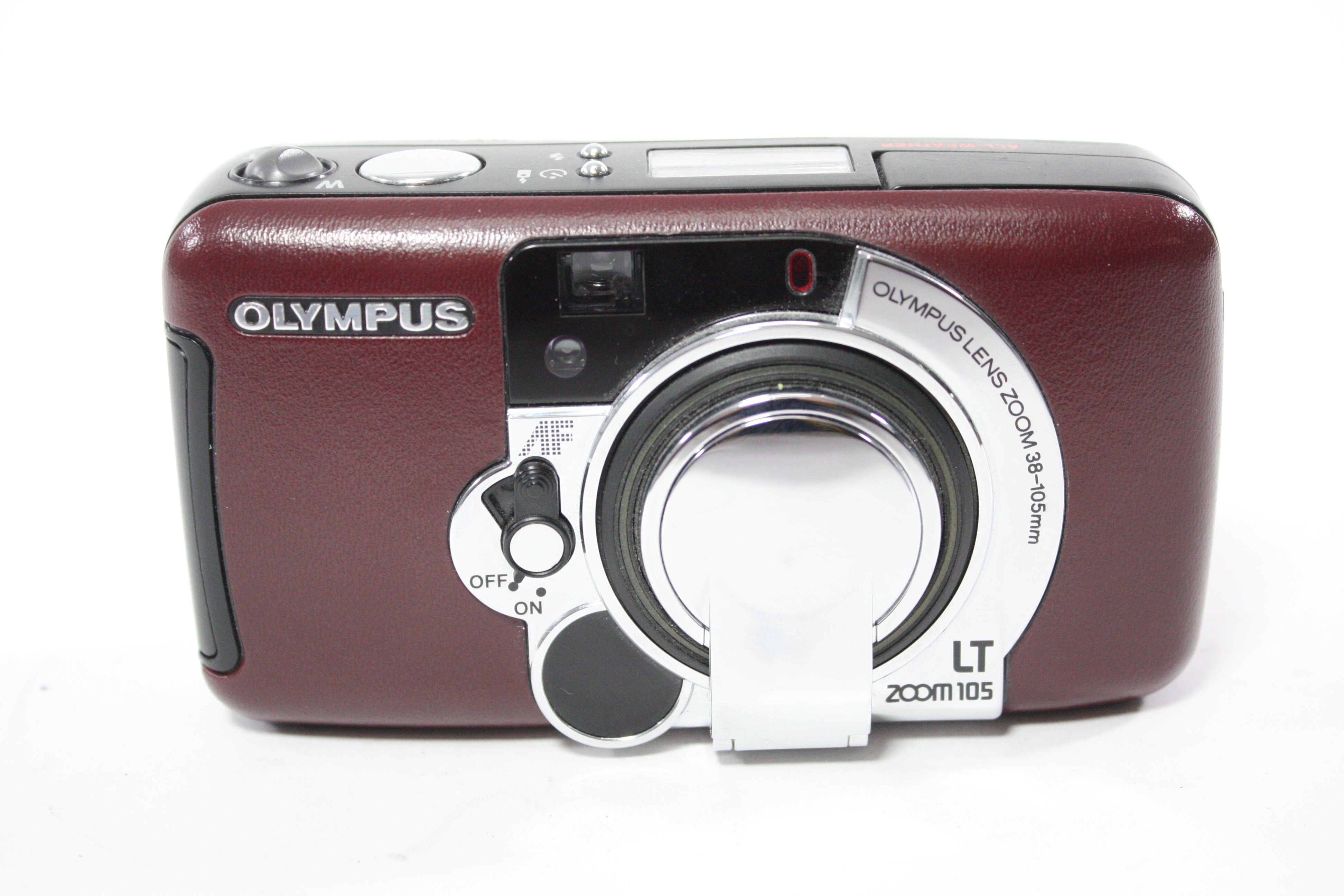 Olympus LT Zoom 105 35mm Point and Shoot Camera (Burgundy)