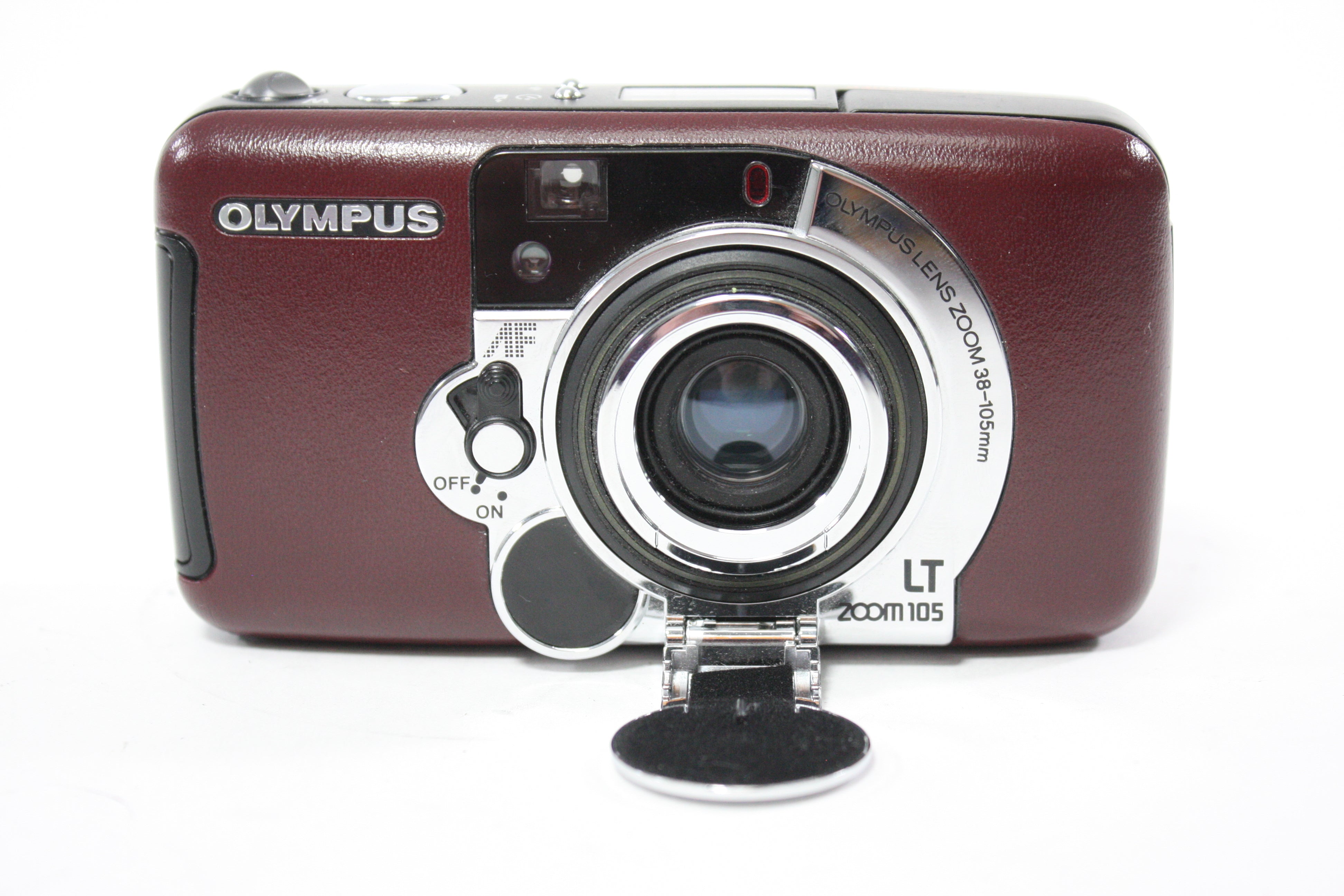 Olympus LT Zoom 105 35mm Point and Shoot Camera (Burgundy)