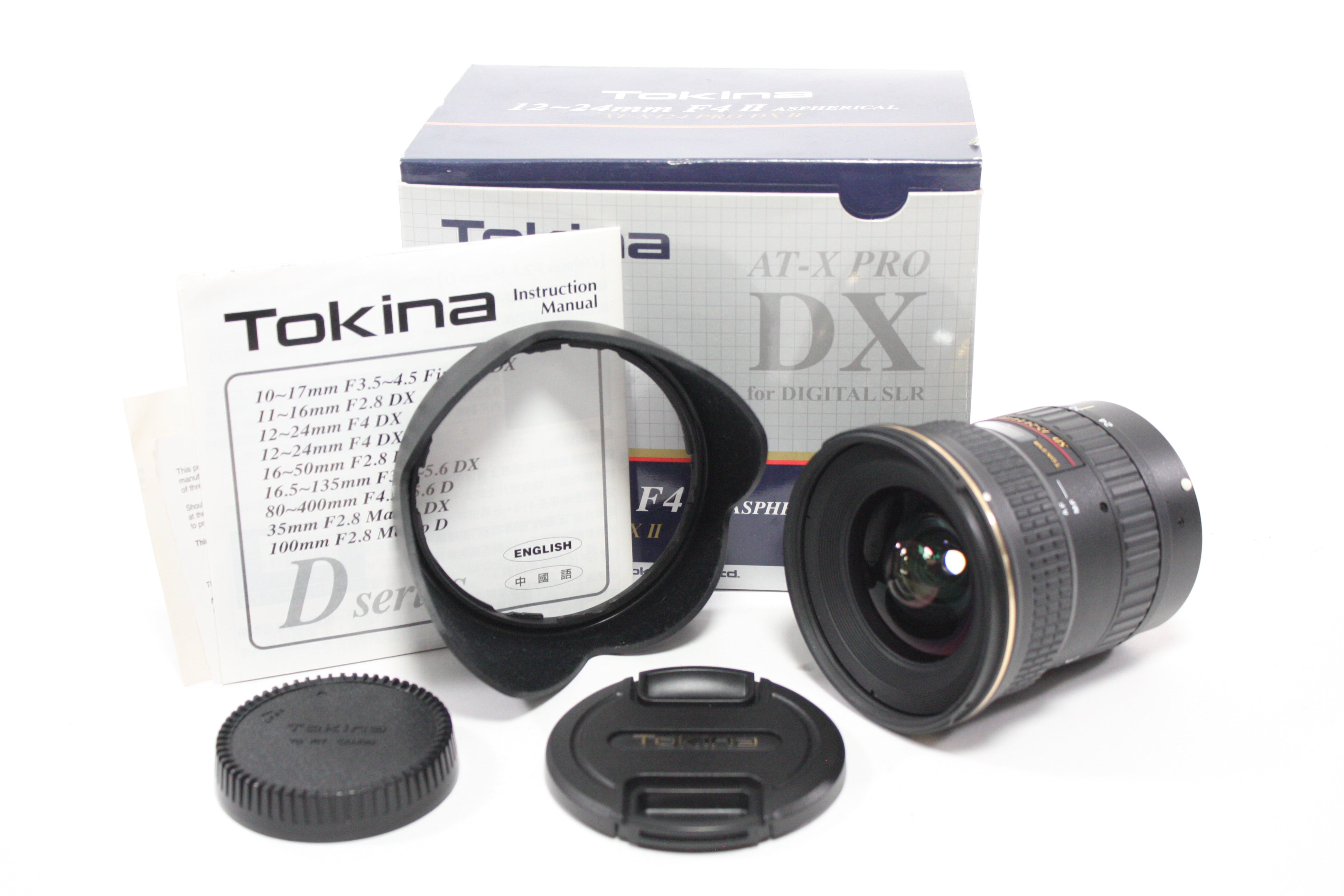 Tokina 12-24mm f/4 AT-X124 Pro DX II Lens for Canon EF Mount