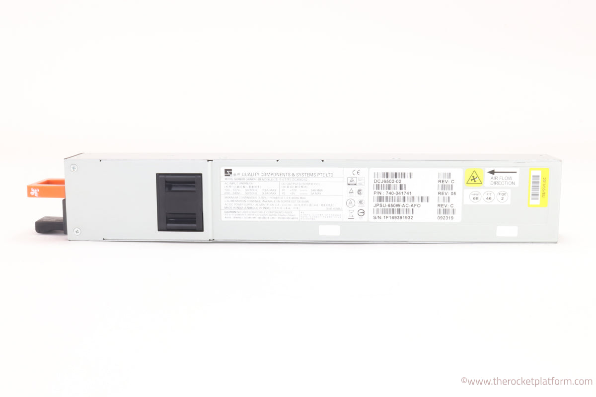 740-070749 - Juniper EX4550/EX4600/EX4650 650 Watt AC Power Supply AFO - aloinfousa.com