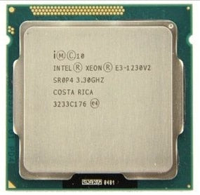 Intel Xeon E3-1230v2 Ivy Bridge QC 3.3GHz 8MB Socket LGA 1155 (SR0P4) Server Processor.