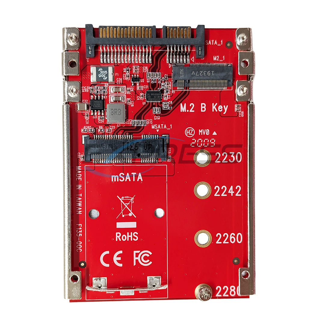 MSATA & M.2 Convert to 2.5" SATA Adapter Module | ISAT-M2MS