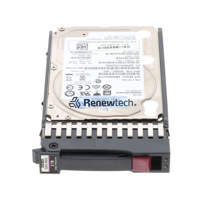 HP MM2000JEFRC-MSA - HP 2TB SAS 12G 7.2K SFF HDD for MSA Storage