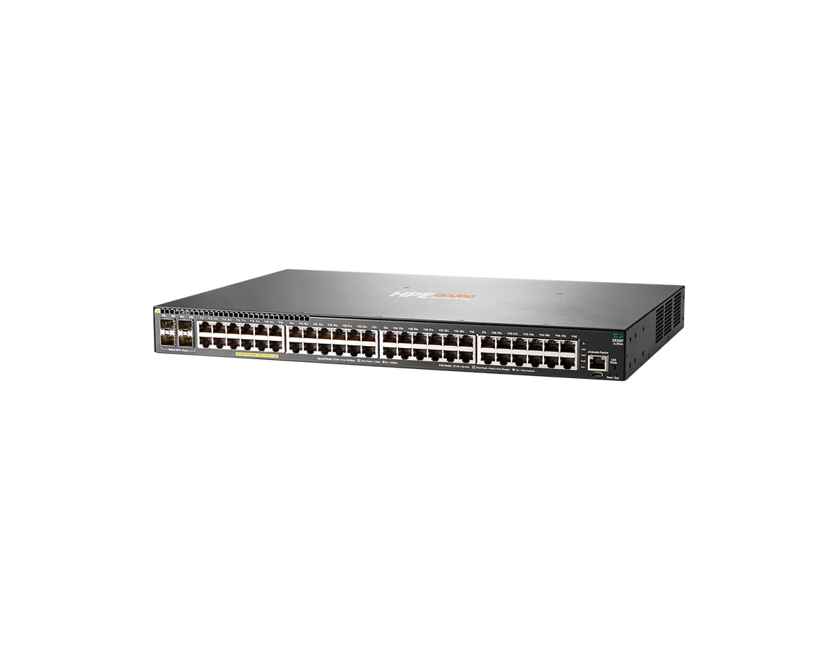HPE Aruba Networking JL256A 2930F 48G PoE+ 4SFP+ Switch