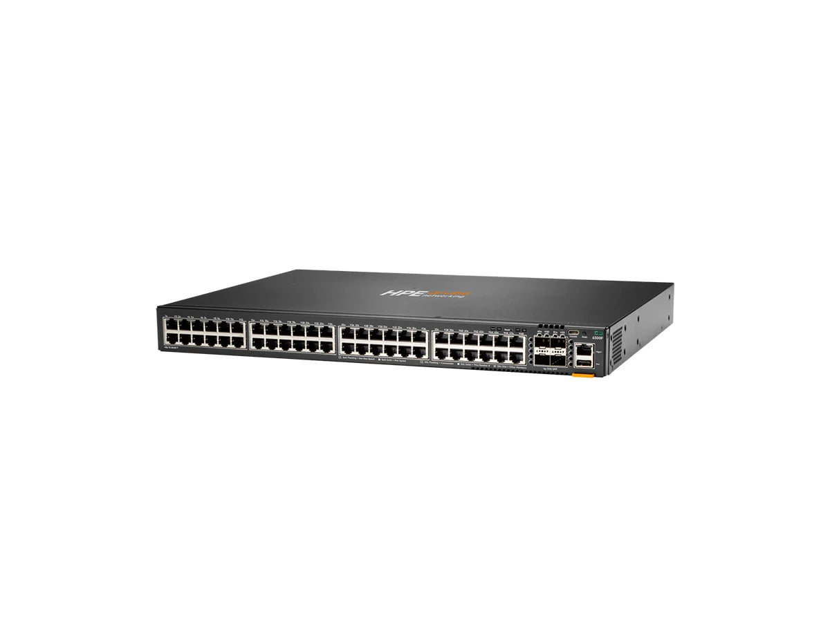 HPE Aruba JL667A 6300F 48-Port 1GbE 4x SFP56 Layer 3 Switch