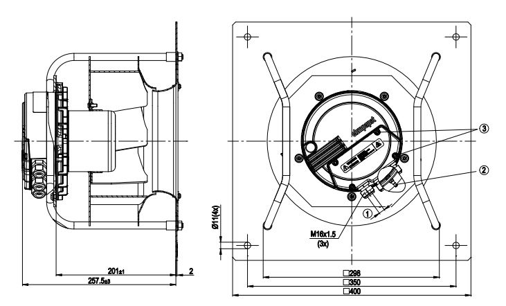 K3G250-AV29-B4 ebm papst fan 750W