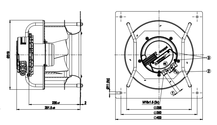 K3G280-AU11-C2 ebm papst  fan
