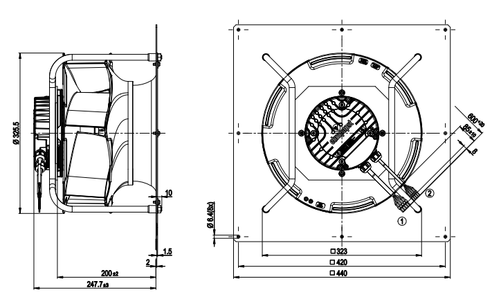 K3G310-RR05-H2 ebm papst  fan