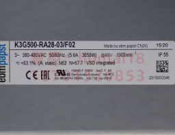 K3G500-RA28-03/F02 ebm papst fan M3G150-FF