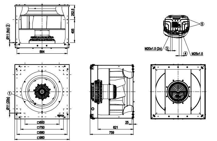 K3G710-AS06-08 Ebm-papst fan