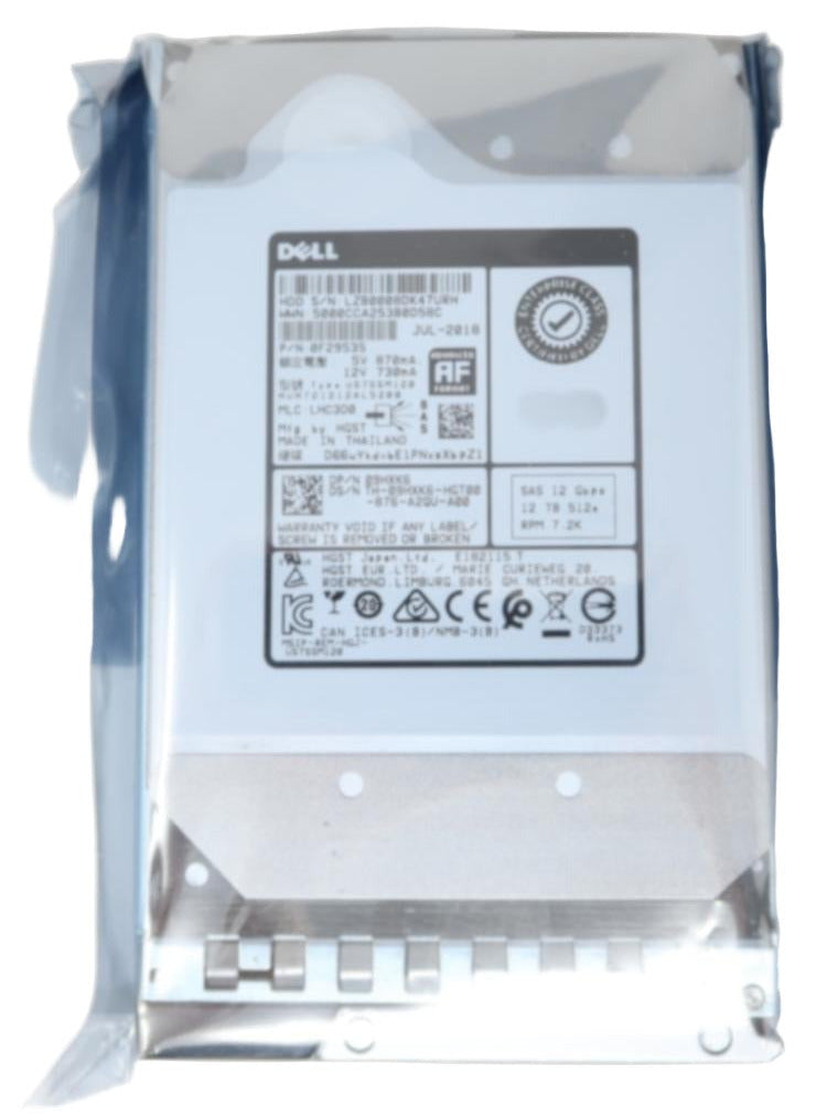 K9GY7 Dell 2.4TB 10K RPM 12Gb/s 2.5" SAS Hard Drive AL15SEB24EPY