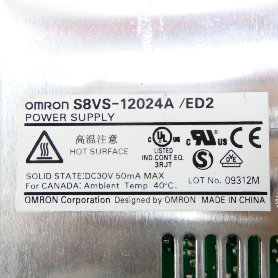 OMRON S8VS-12024A/ED2 100-240VAC 1.9A NSNP