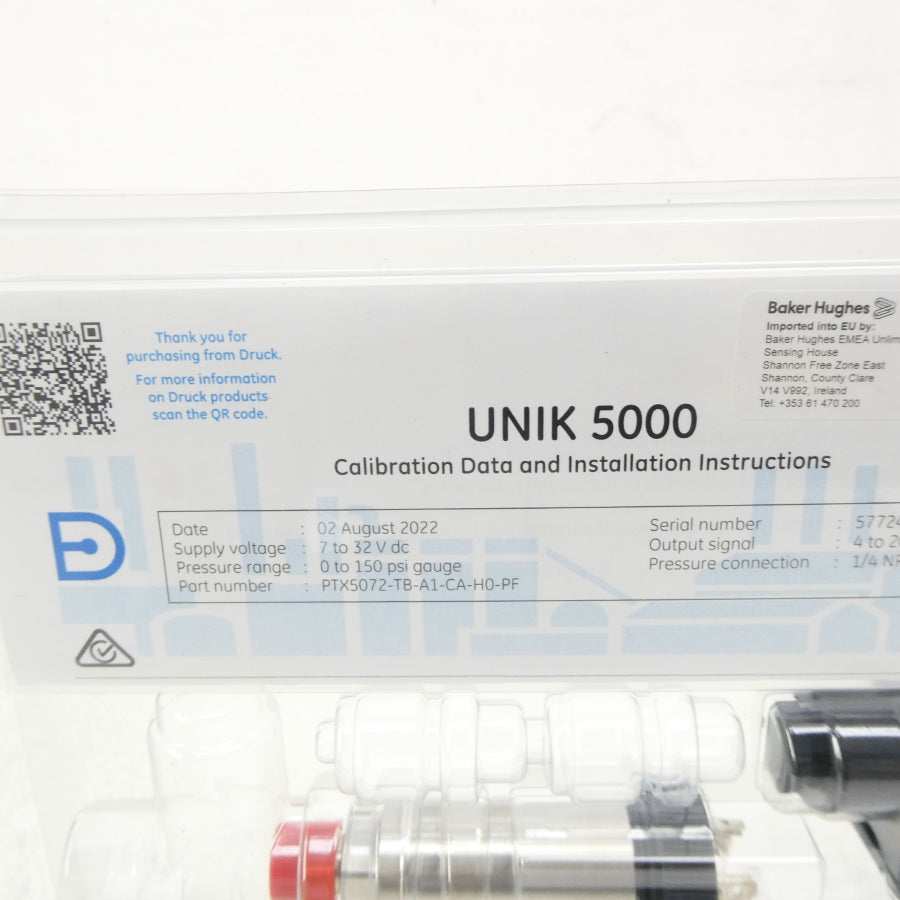 DRUCK PTX5072-TB-A1-CA-H0-PF 7-32VDC 0-150PSI NSMP