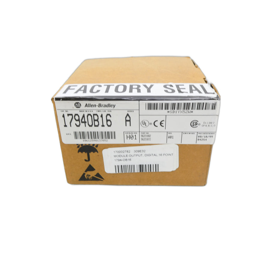 ALLEN BRADLEY 1794-OB16 SER. A DATE: 1999 REV. A01 NSFS