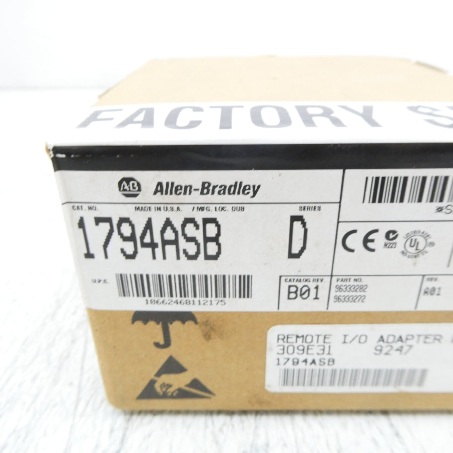 ALLEN BRADLEY 1794-ASB SER. D DATE: 2000 REV. A01 NSFS