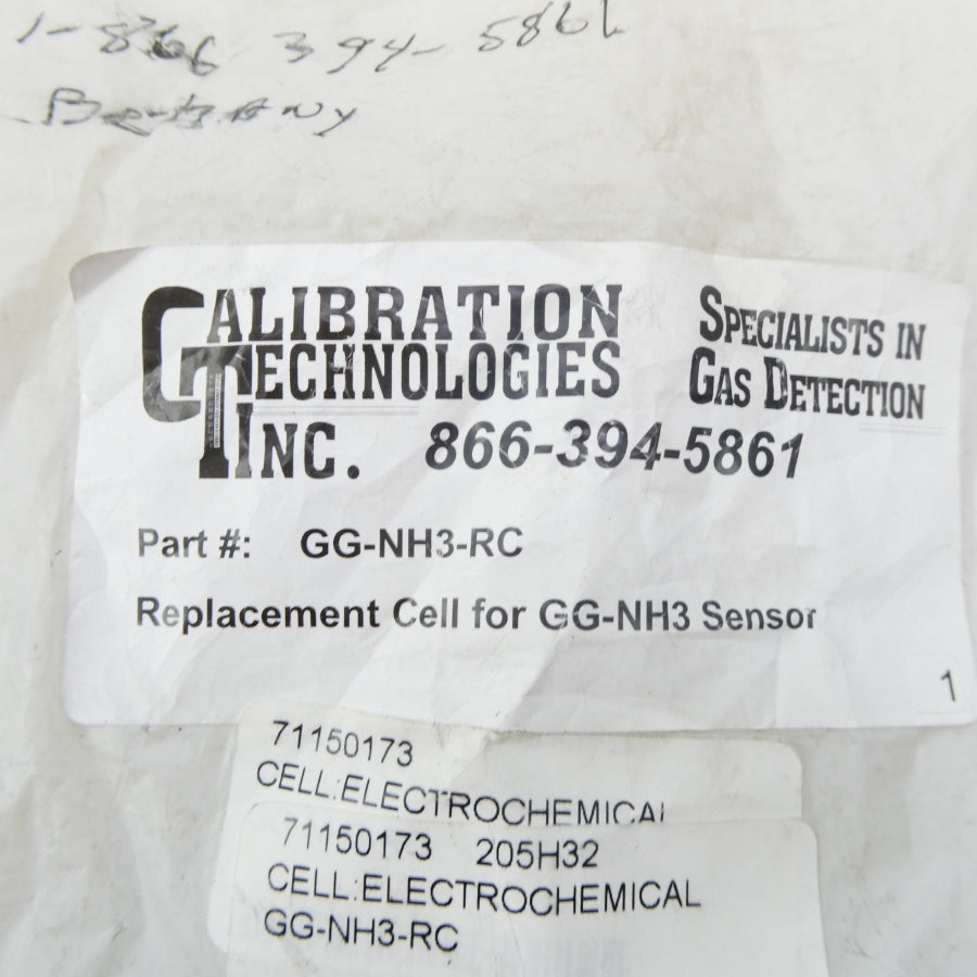CALIBRATION TECHNOLOGIES GG-NH3-RC NSMP