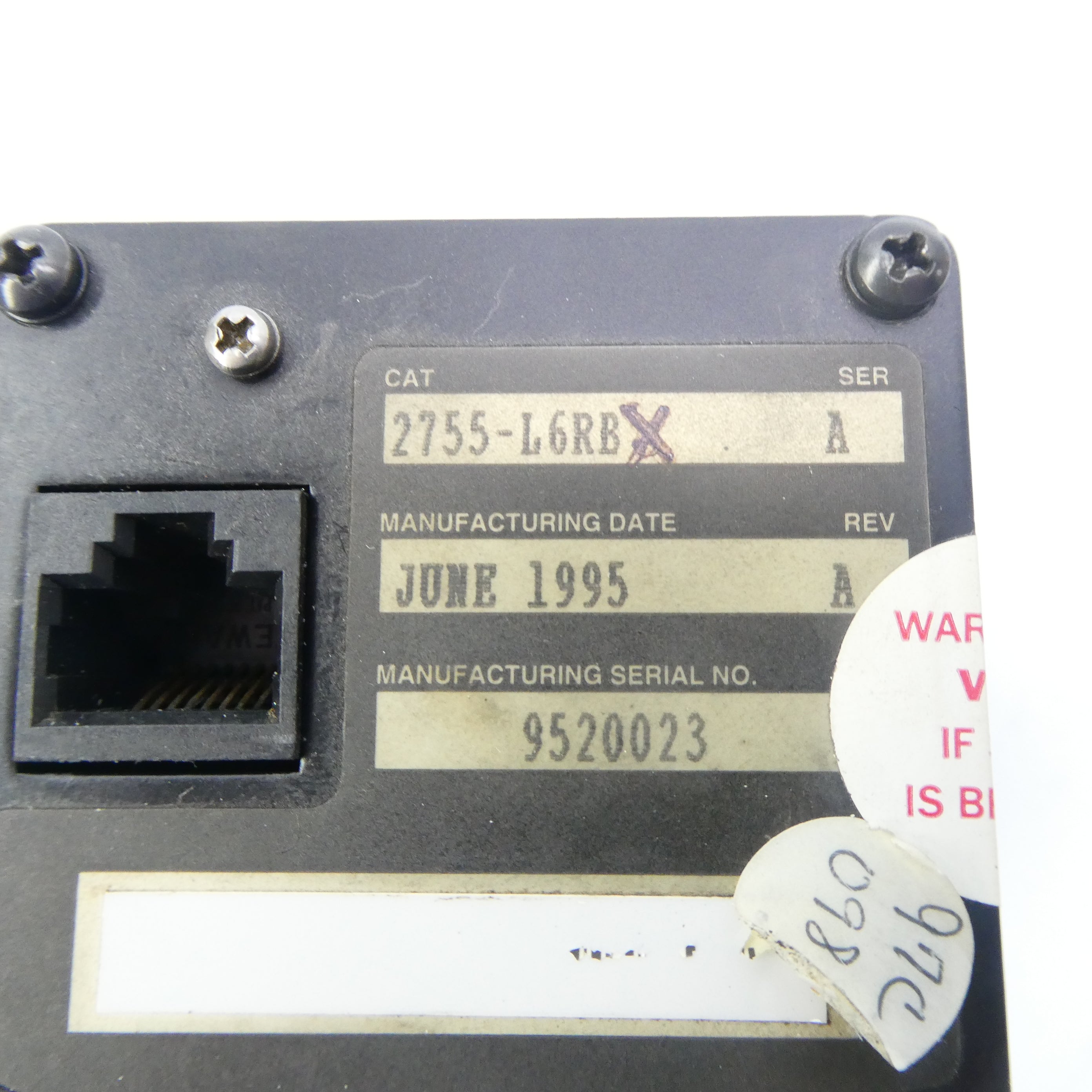 ALLEN BRADLEY 2755-L6RBX SER. A REV. A NSMP