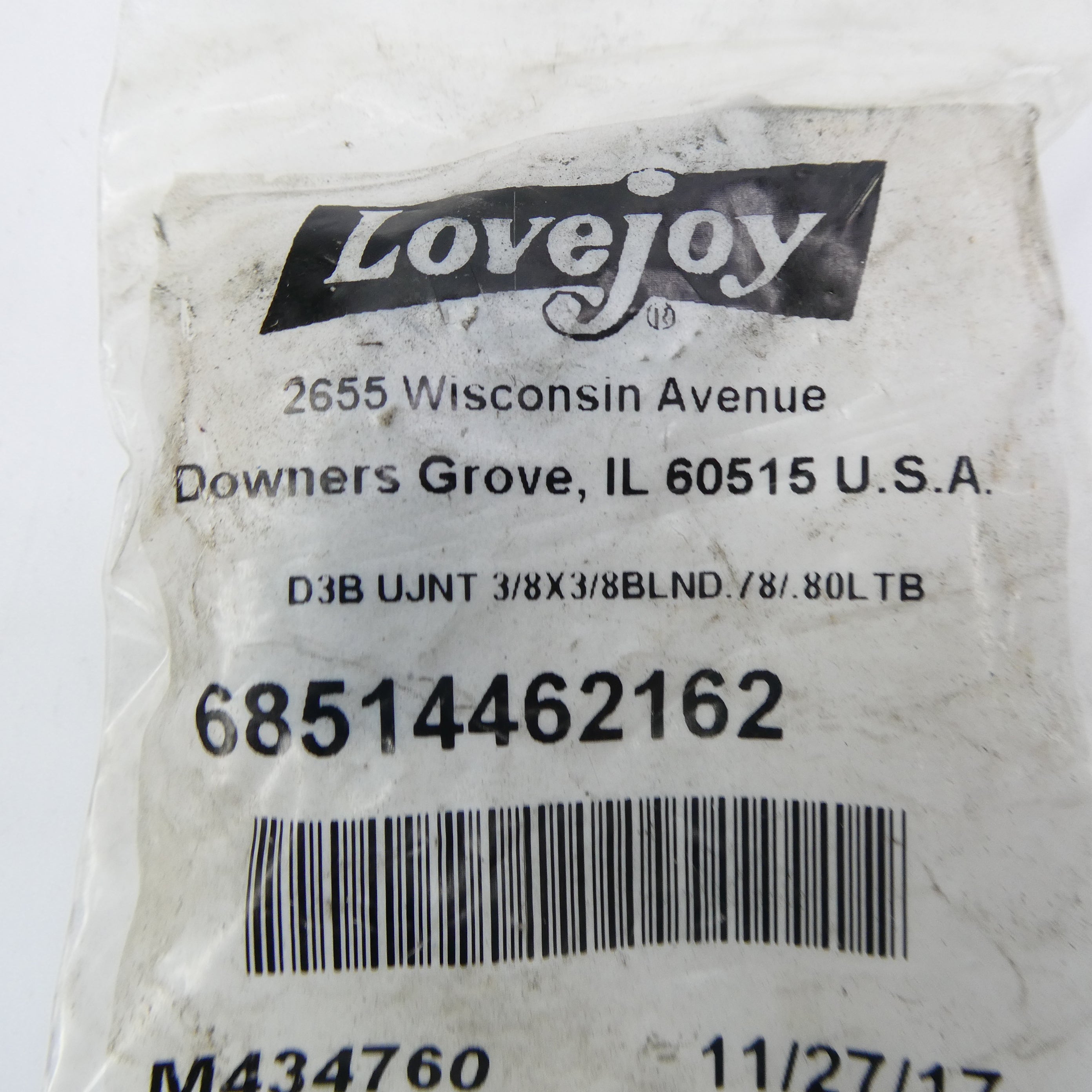LOVEJOY D3B 68514462162 NSMP
