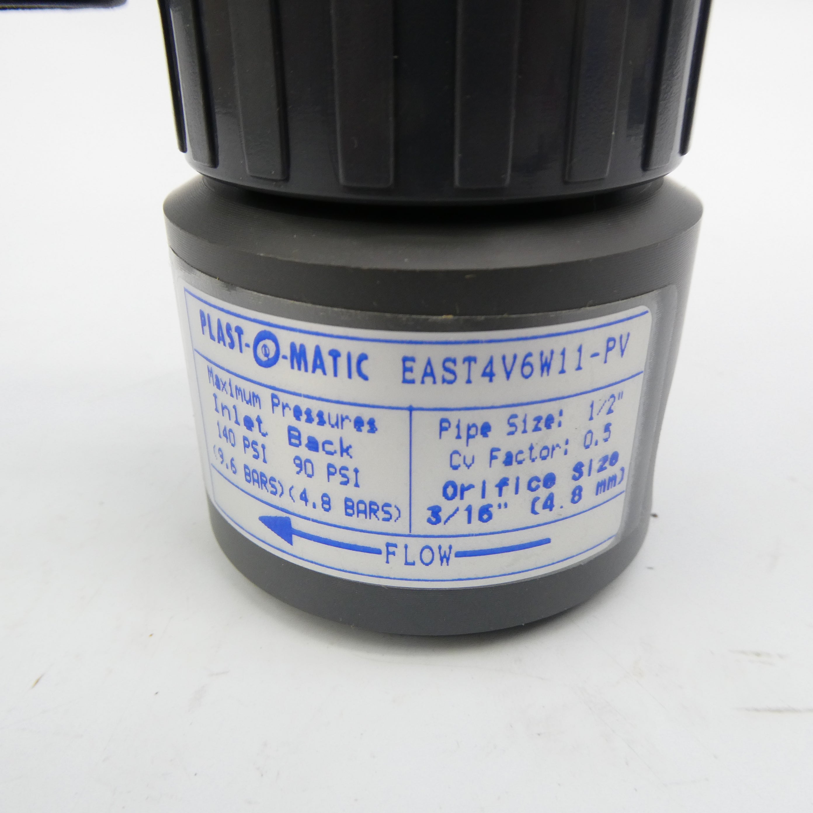 PLAST-O-MATIC EAST4V6W11-PV 140PSI 1/2" NSMP