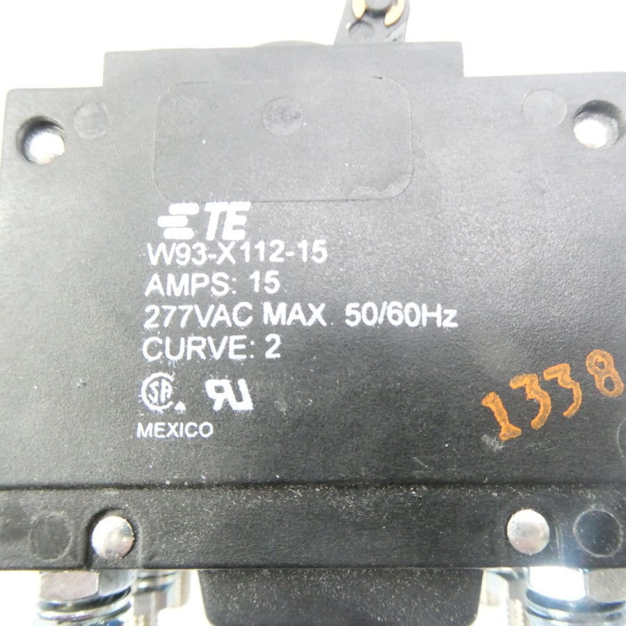 TE W93-X112-15 277VAC 15A NSNP