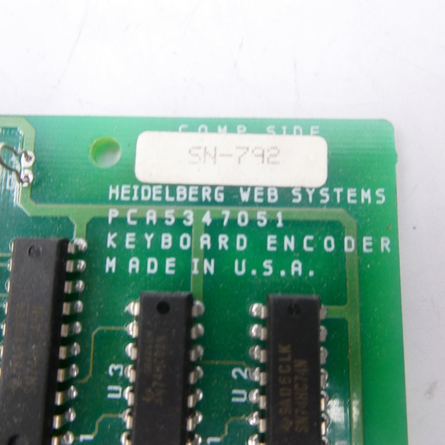 HEIDELBERG WEB SYSTEMS PCA5347051 NSNP