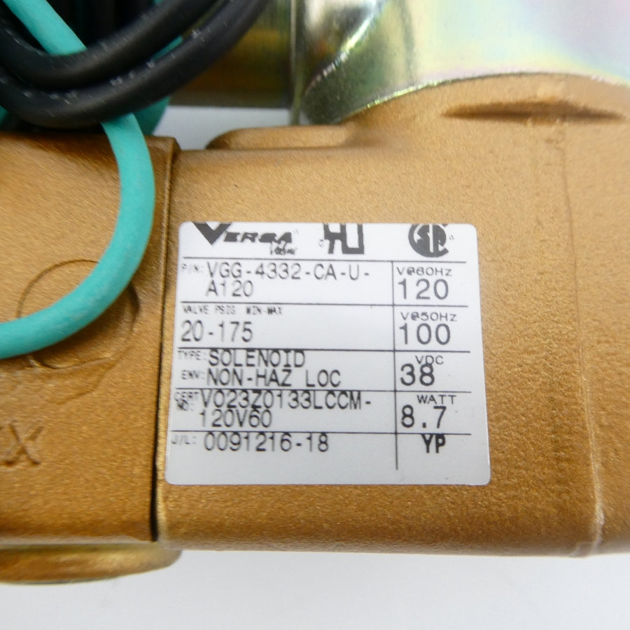 VERSA VGG-4332-CA-U-A120 100/120V 20-175PSI NSMP