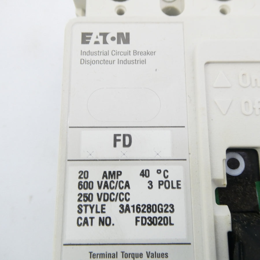 EATON FD3020L 600VAC 20A NSNP