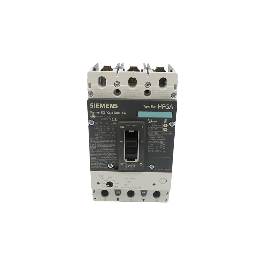 SIEMENS HFX3B200 600V 250A NSNP