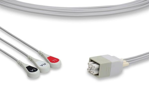 GE Healthcare > Marquette Compatible ECG Telemetry Leadwire - 394111-014