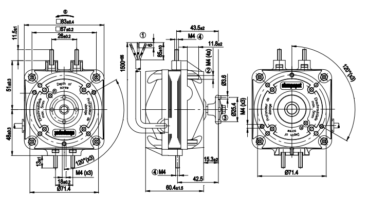 M4Q045-BD01-75 ebm papst fan 0.19/0.17 A