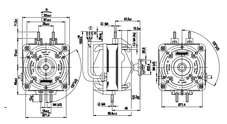 M4Q045-CA01-75 ebmpapst motor M4Q045-CA