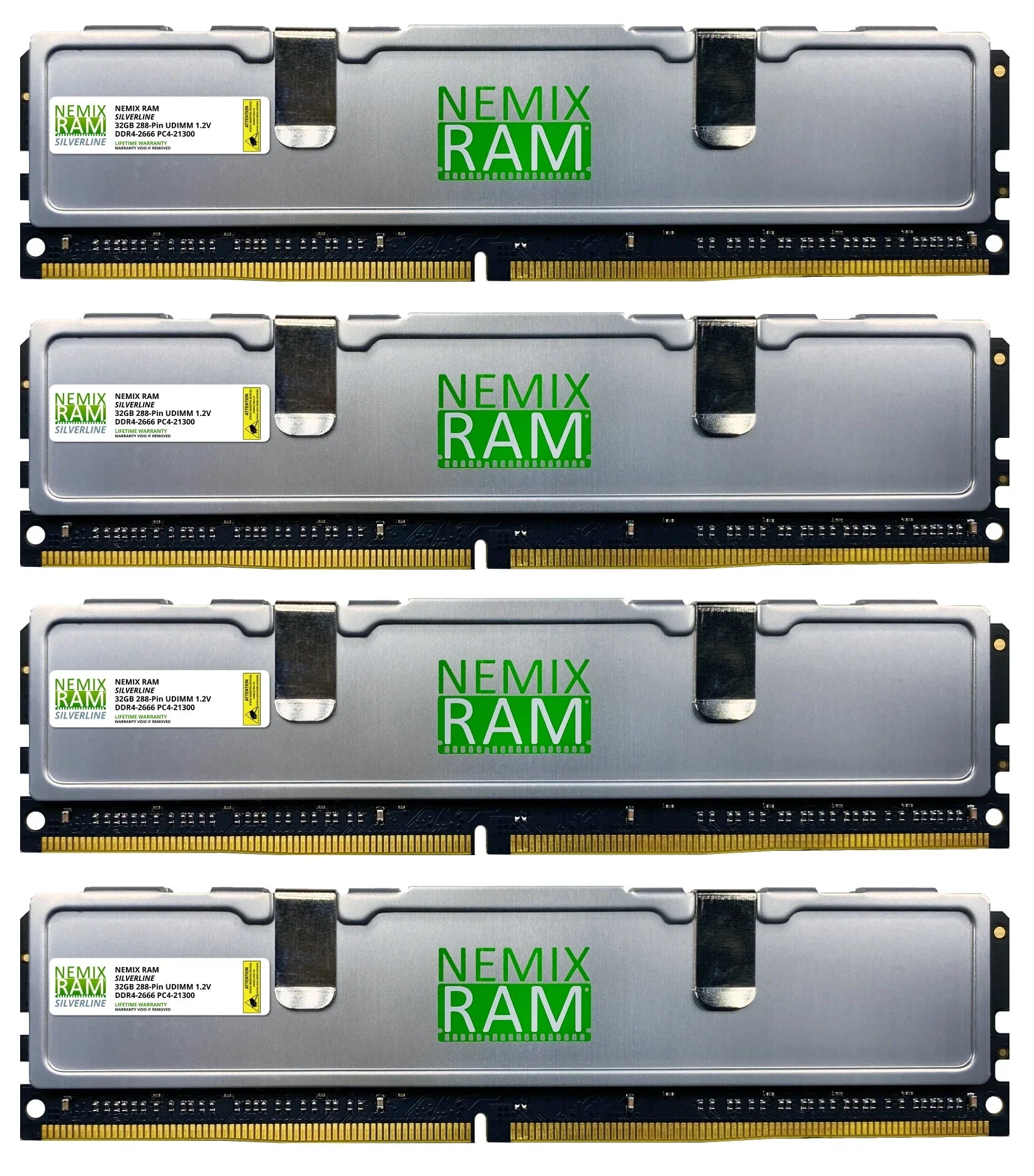 DDR4 3200MHZ PC4-25600 UDIMM 2RX8 Silver Line Gaming Memory