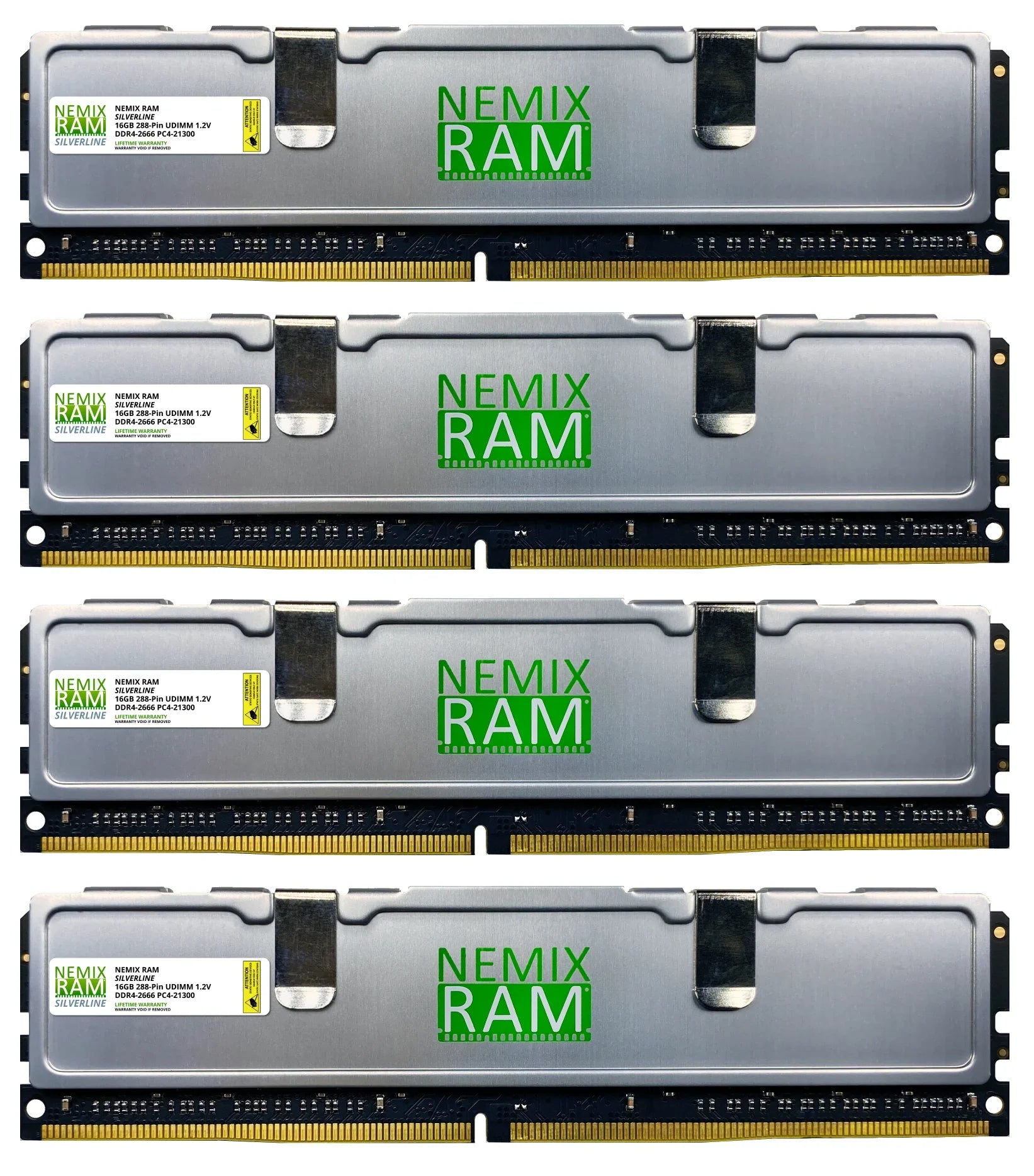 DDR4 3200MHZ PC4-25600 UDIMM 2RX8 Silver Line Gaming Memory