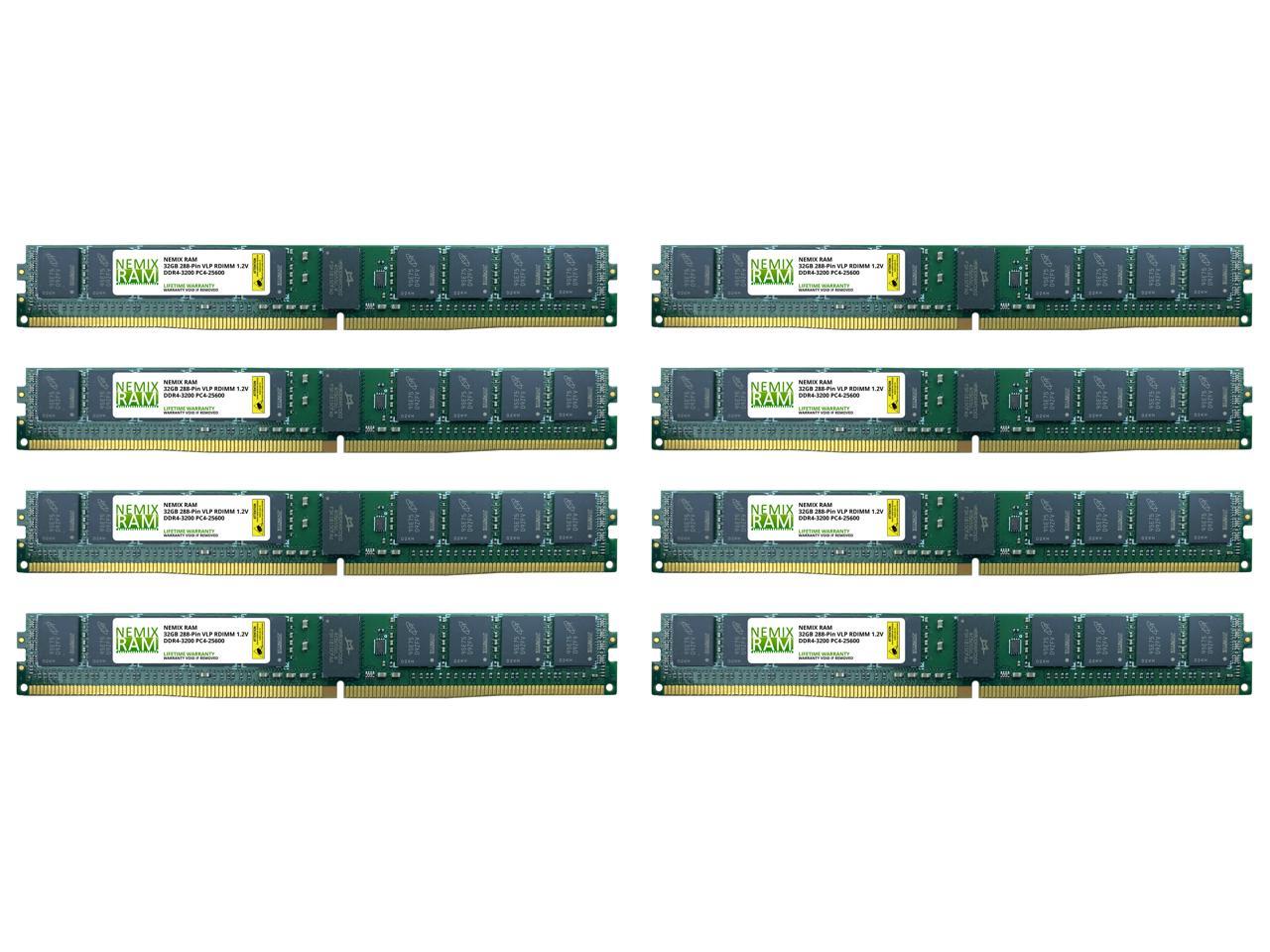 32GB DDR4-3200 PC4-25600 ECC Registered VLP Memory for Servers / Workstations by NEMIX RAM