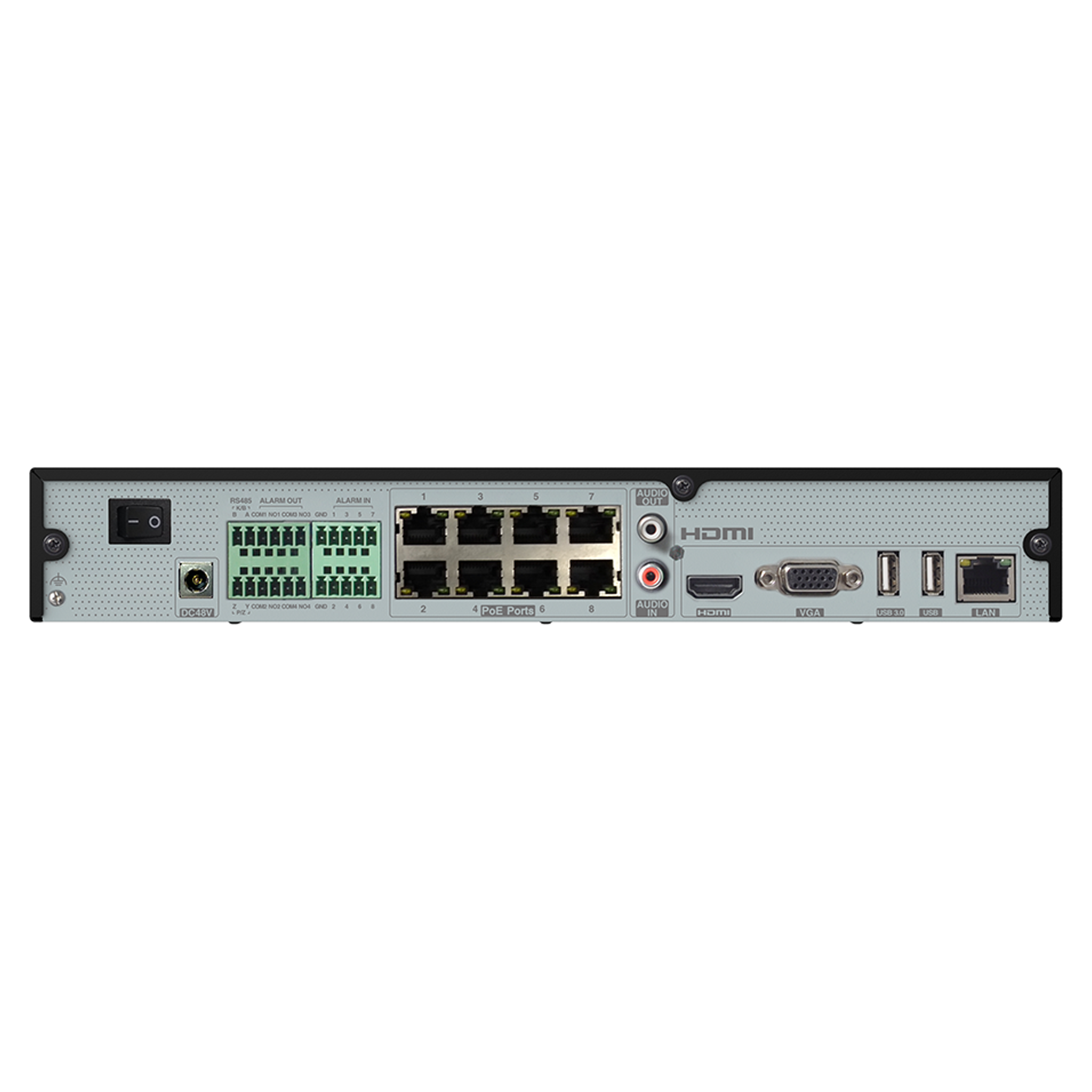 Speco Technologies N8NRX 8 Channel Facial Recognition Recorder with Smart Analytics, NDAA
