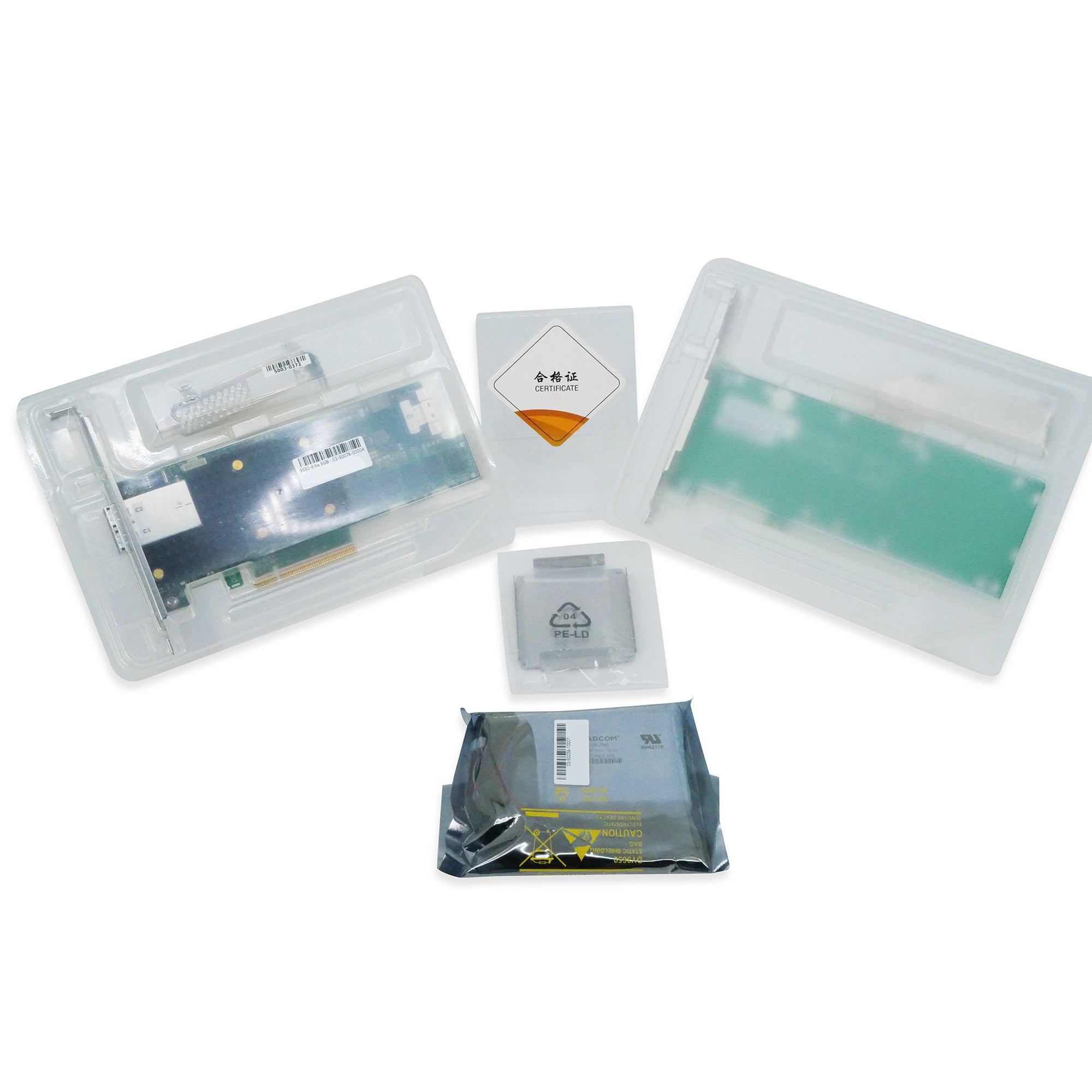 LSI SAS/SATA, NVMe Raid Controller 9580-8i8e Server Kit Bundle w/CacheVault Accessory and Mounting Kit