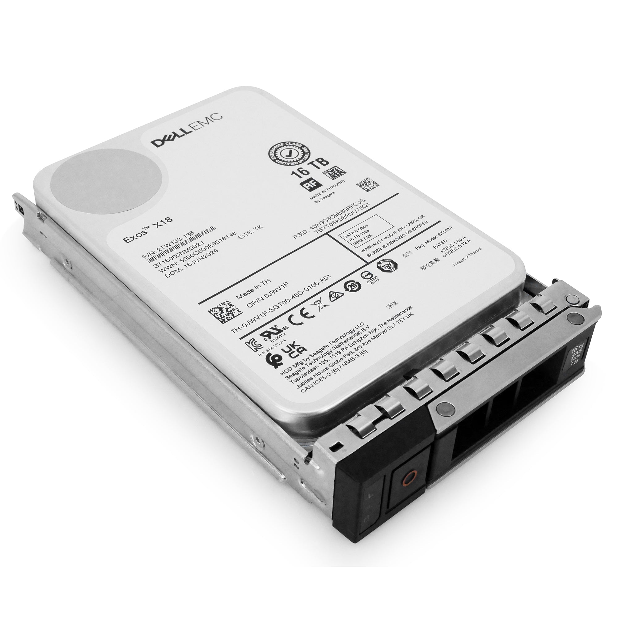 Dell G14 400-BHFC 16TB 7.2K RPM SATA 6Gb/s 512e 3.5in Hard Drive
