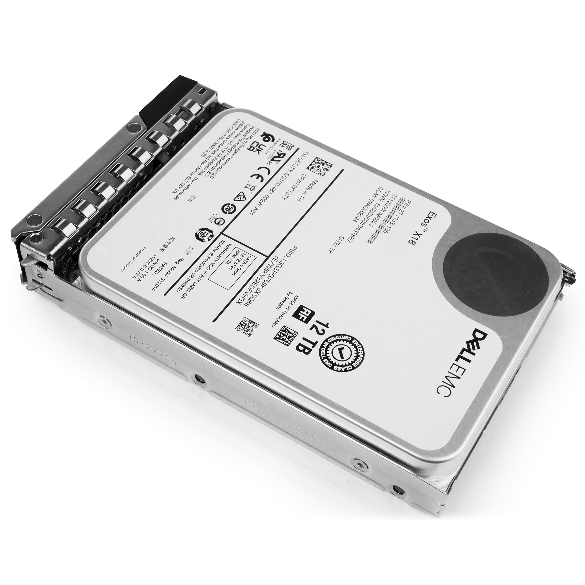 Dell G14 C3Y8R 12TB 7.2K RPM SATA 6Gb/s 512e 256MB 3.5in HDD