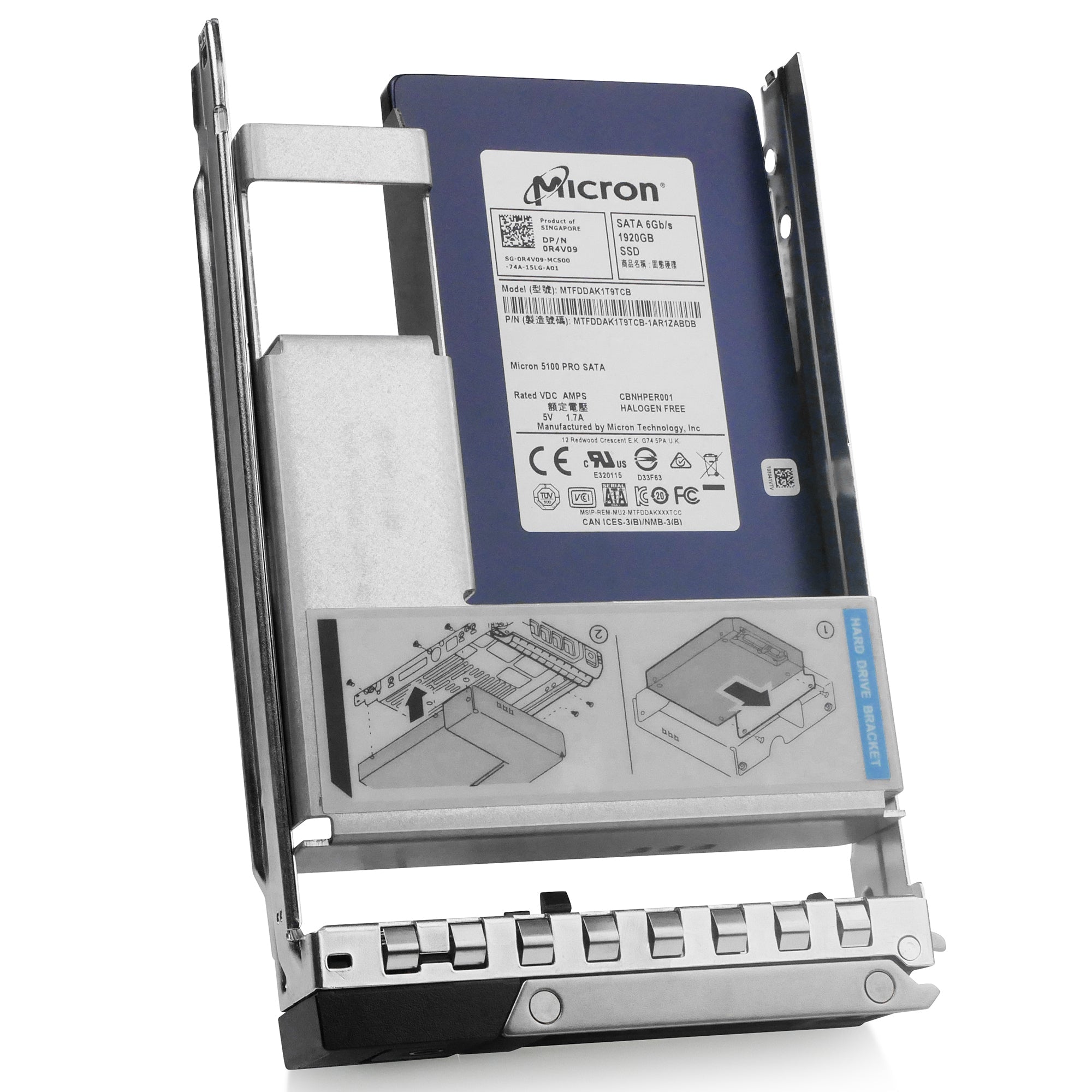 Dell G14 0R4V09 1.92TB SATA 6Gb/s 3D TLC Hybrid 3.5in Solid State Drive