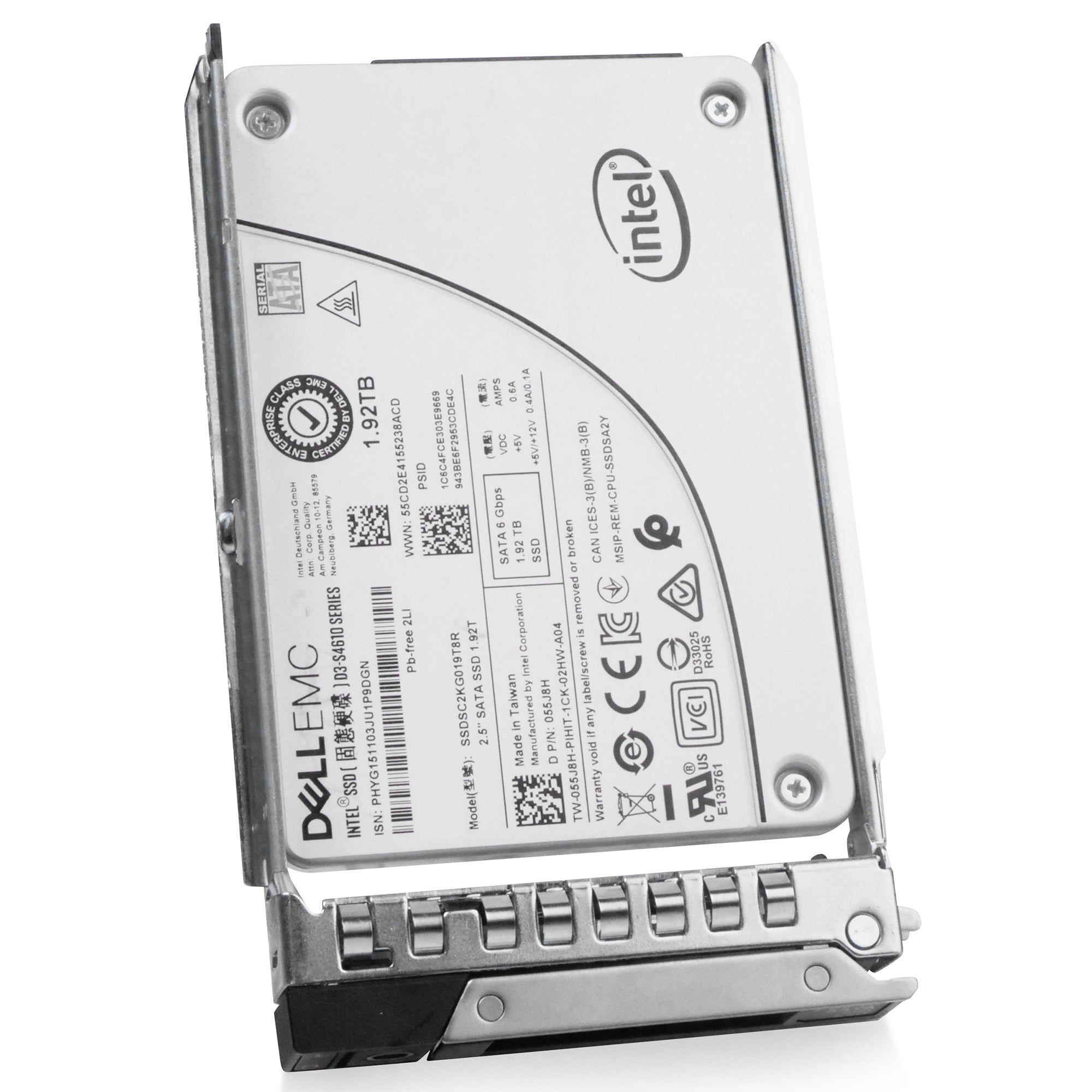Dell G14 400-BDTN 1.92TB 3 DWPD SATA 6Gb/s Mixed-Use 3D TLC 2.5in Refurbished SSD