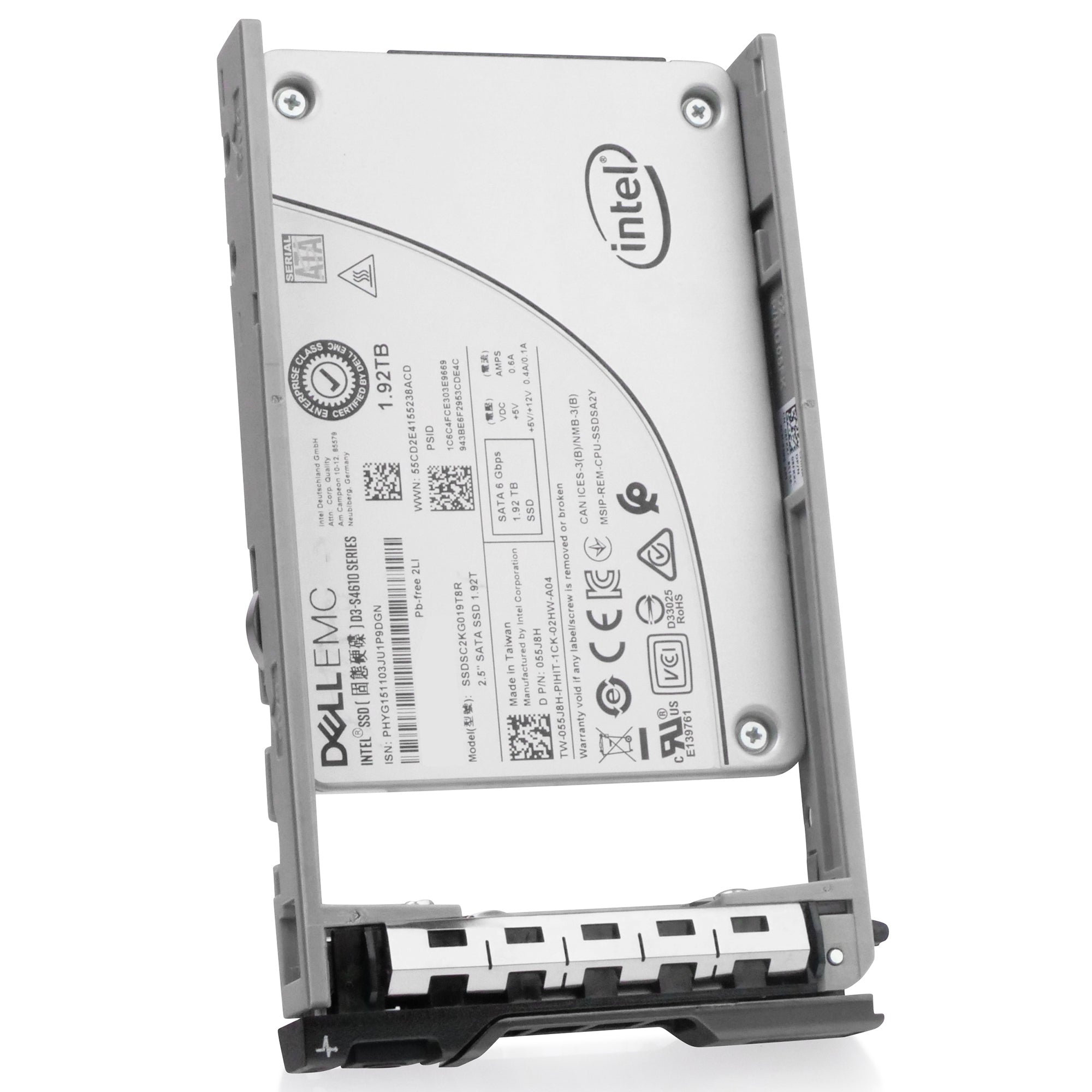 Dell G13 055J8H 1.92TB 3 DWPD SATA 6Gb/s 3D TLC 2.5in Refurbished SSD