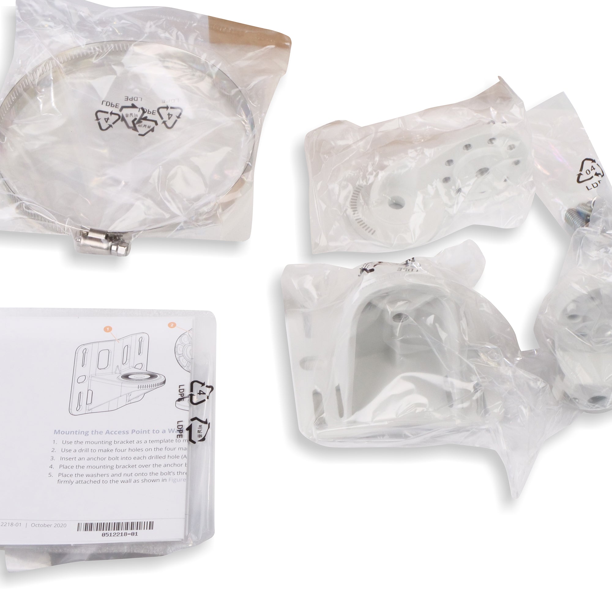 HPE Aruba AP-577 APEX0577 Wi-Fi 6 802.11ax Dual Radio Directional Outdoor Access Point w/Outdoor Mounting Kit (AP-270-MNT-H3)