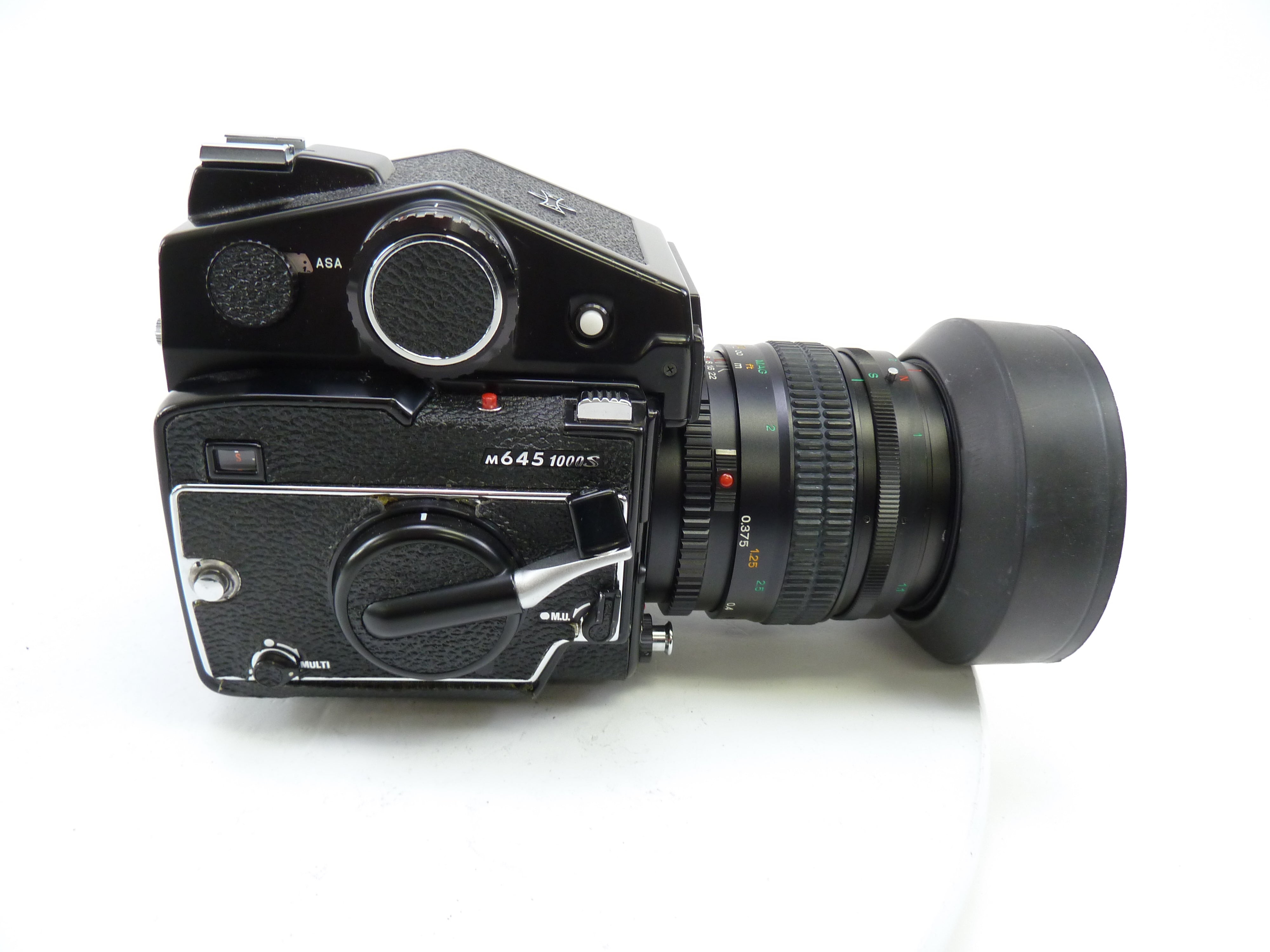 Mamiya M645 1000S Outfit with PD Meter Prism and 80MM F4 N Macro Lens
