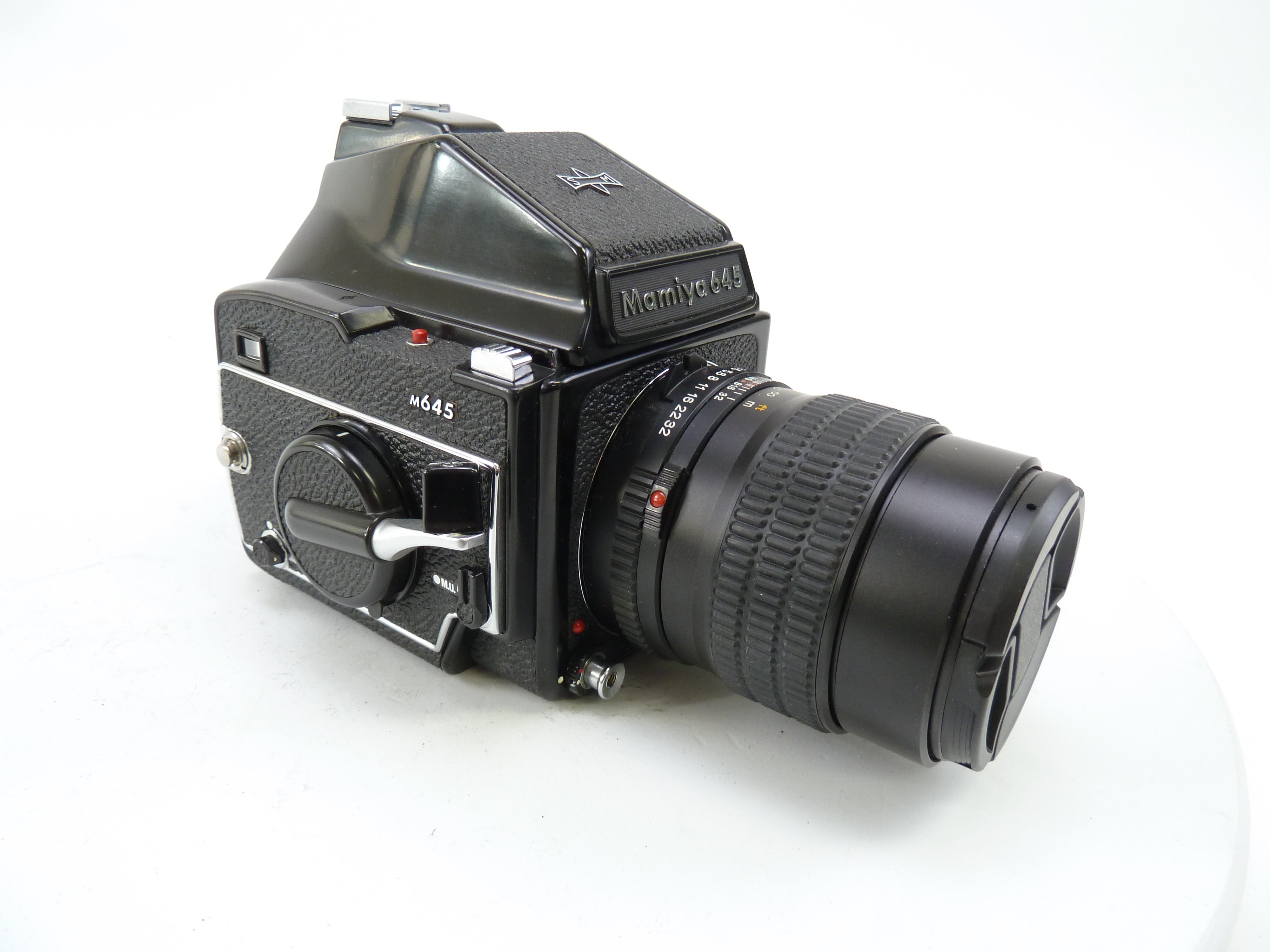 Mamiya M645 Camera Outfit with 150MM f3.5 N Lens and Prism Finder