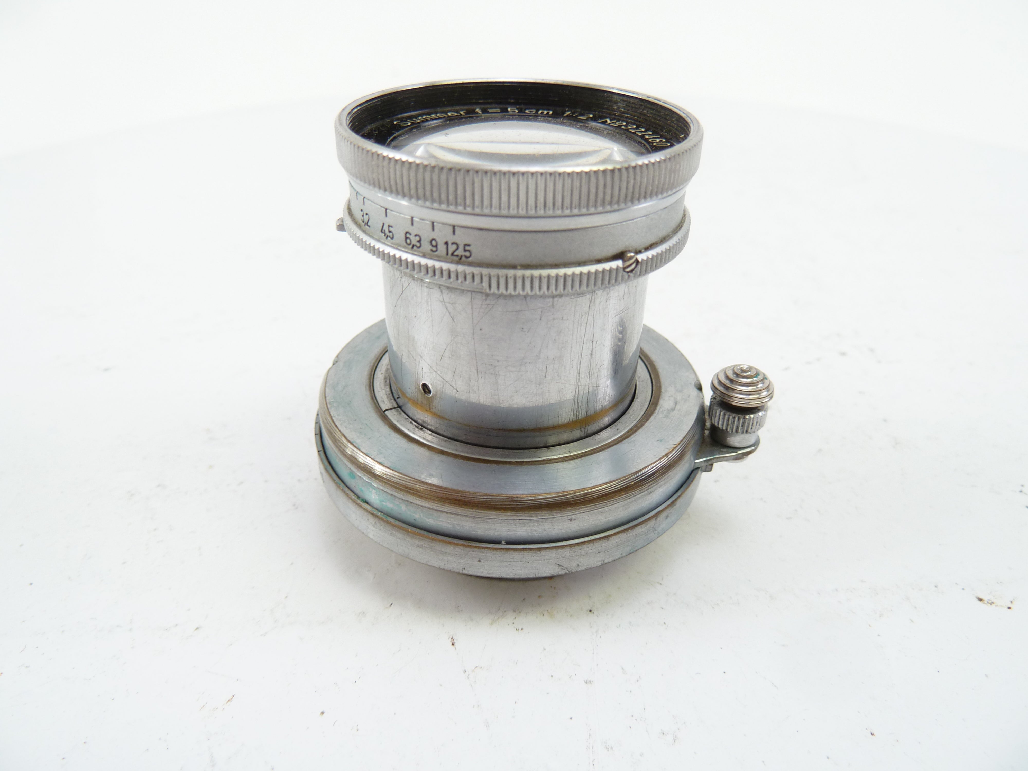 Leica Leitz Summar 5cm F2 L39 Screw Mount Collapsable Lens