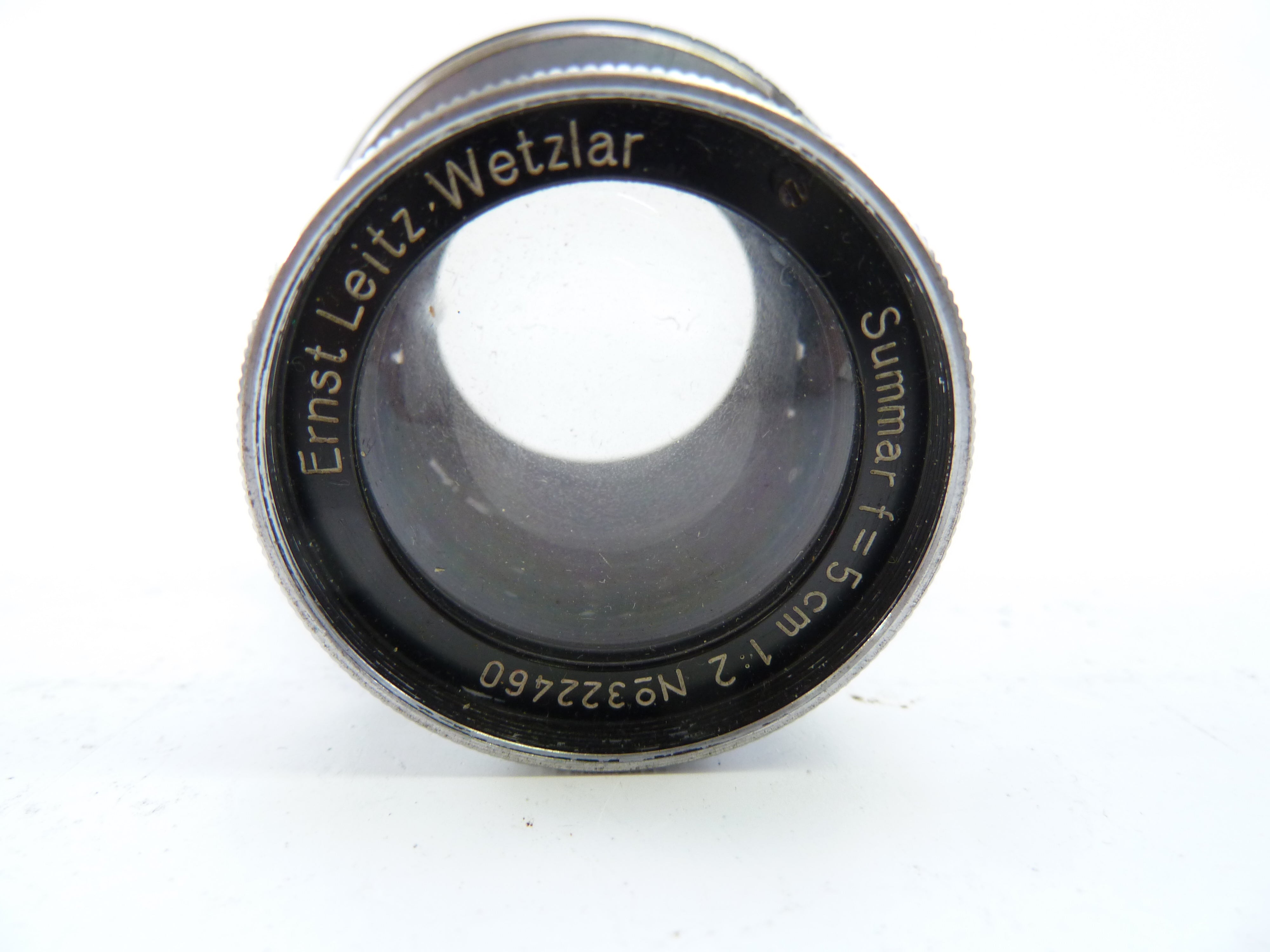 Leica Leitz Summar 5cm F2 L39 Screw Mount Collapsable Lens